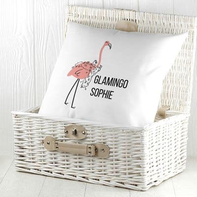 Personalised Glamingo Cushion Cover