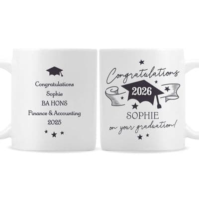 Personalised Graduation Scroll Mug