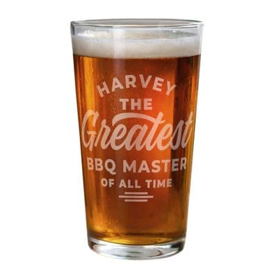 Personalised Greatest Sport Pint Glass
