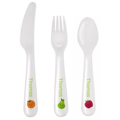 Personalised Healthy Eating Cutlery Set
