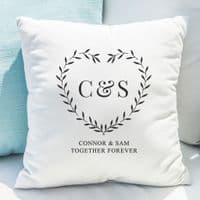 personalised Heart Design Cushion