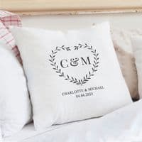 personalised Heart Design Cushion
