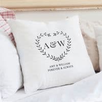 personalised Heart Design Cushion