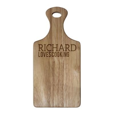 Personalised Hevea Wood Paddle Board