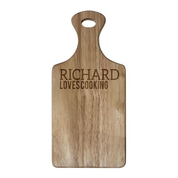 Personalised Hevea Wood Paddle Board