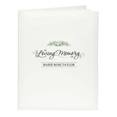 Personalised In Loving Memory Traditional Photo Album