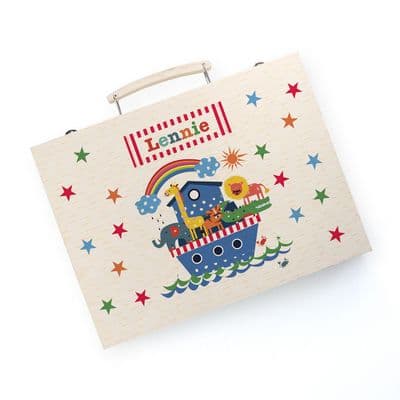 Personalised Kid's Noah's Ark Colouring Set