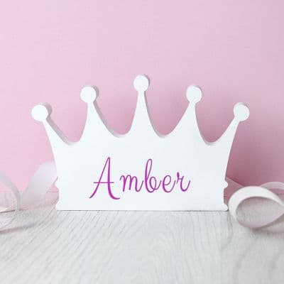 Personalised Kid's Princess Crown Ornament