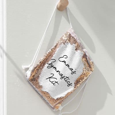 Personalised Kids Hidden Message Sequin Bag