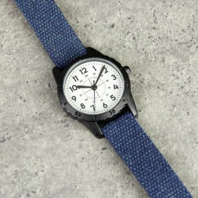 Personalised Kids Religious Blue Watch