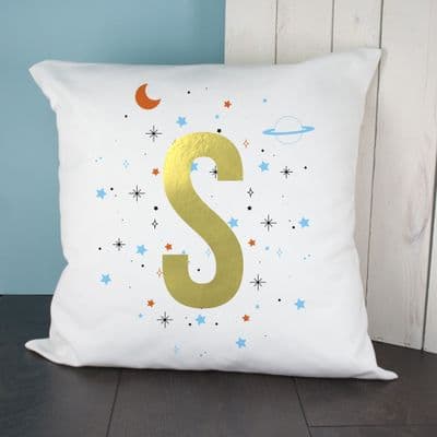 Personalised Kids Space Boy Cushion Cover