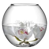 Personalised LSA Round Glass Vase