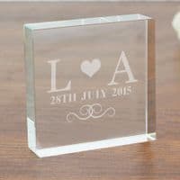 Personalised Monogram Crystal Token