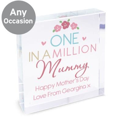 Personalised One In A Million Crystal Token