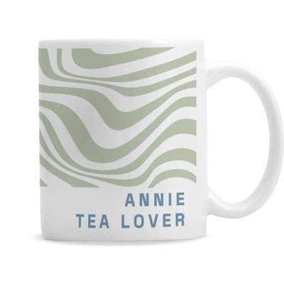 Personalised Patterm Striped Mug