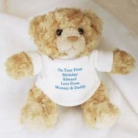 Personalised Pink Message Teddy Bear