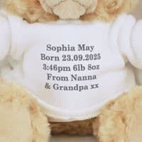 Personalised Pink Message Teddy Bear