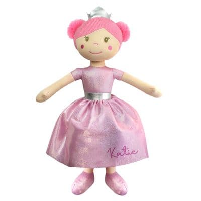 Personalised Princess Ballerina Rag Doll