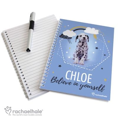 Personalised Rachael Hale Dalmatian A5 Note Book