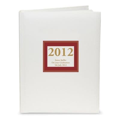 Personalised Red Square Photo Album