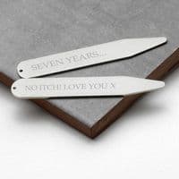 Personalised Secret Message Collar Stiffeners