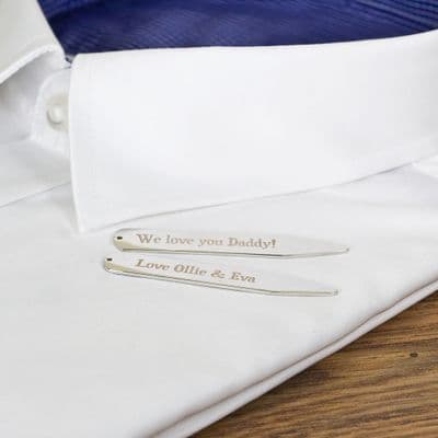 Personalised Secret Message Collar Stiffeners