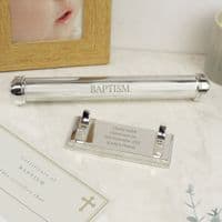 Personalised Silver Plated Certificate Holder