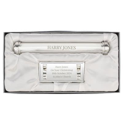 Personalised Silver Plated Certificate Holder