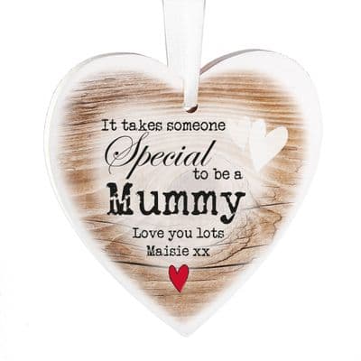 Personalised Someone Special Wooden Heart Ornament