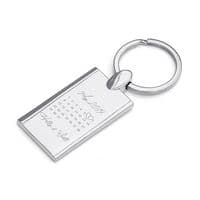 Personalised Special Date Keyring