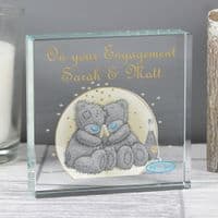 Personalised Tatty Teddy Gold Stars Crystal Token