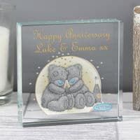 Personalised Tatty Teddy Gold Stars Crystal Token