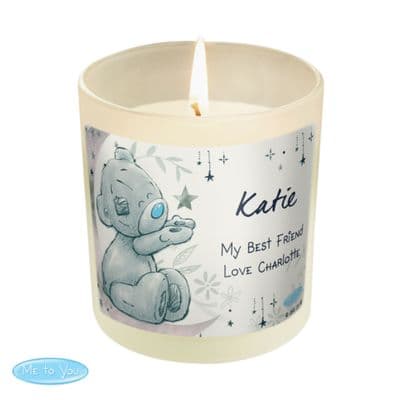 Personalised Tatty Teddy Moon & Stars Scented Jar Candle