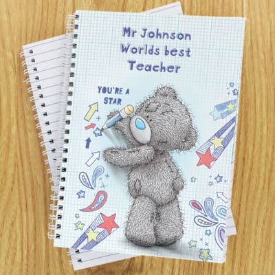 Personalised Tatty Teddy Teacher A5 Notebook