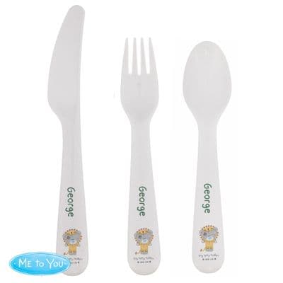 Personalised Tiny Tatty Teddy Jungle Cutlery Set