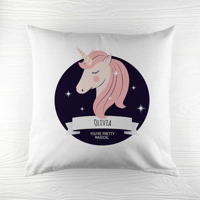 Personalised Twilight Unicorn Cushion Cover