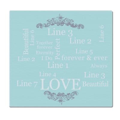 Personalised Typography Glass Chopping Board