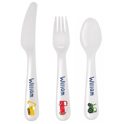Personalised Vehicles Cutlery Set