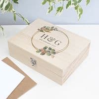 Personalised Wedding Date Memory Box
