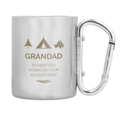 Personalised Wilderness Wanderer Stainless Steel Mug
