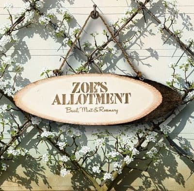 Personalised Wooden Garden Allotment Sign