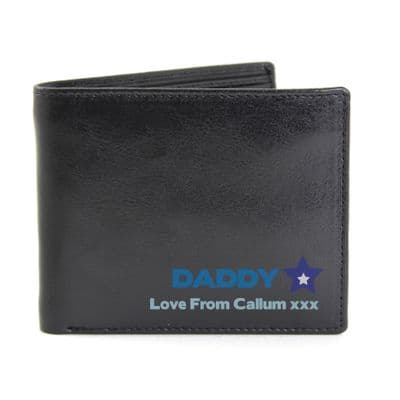Personalised World's Best Leather Wallet