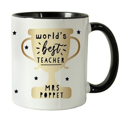 Personalised World's Best Teacher Mug