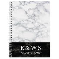 PersonalisedMarble Effect A5 Notebook