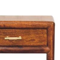 Regency Solid Wood Chestnut Nightstand Side Table
