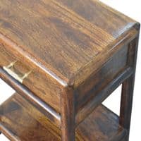 Regency Solid Wood Chestnut Nightstand Side Table