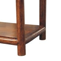 Regency Solid Wood Chestnut Nightstand Side Table
