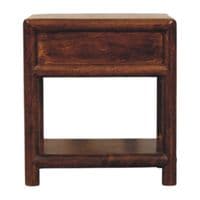 Regency Solid Wood Chestnut Nightstand Side Table