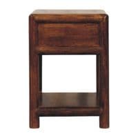 Regency Solid Wood Chestnut Nightstand Side Table