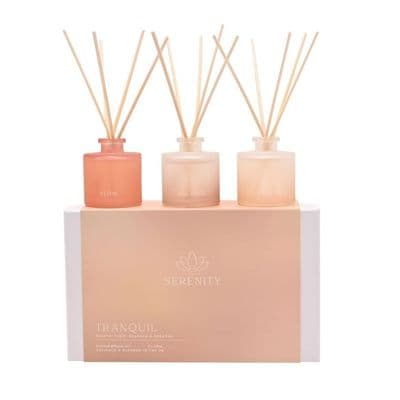 Serenity Tranquil Set of 3 Reed Diffusers